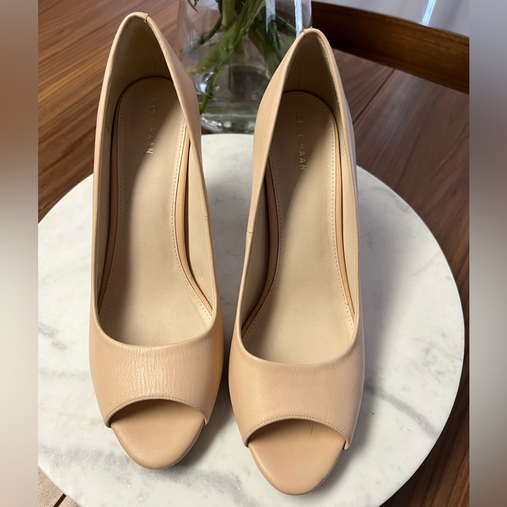 Cole Haan Peep Toes